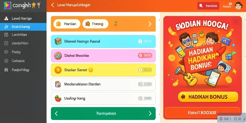 Tangkapan layar memperlihatkan fitur interaksi sosial dalam permainan.