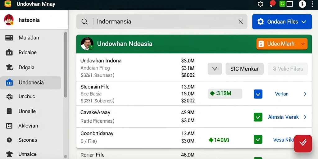 Antarmuka pengguna yang intuitif dan mudah digunakan.