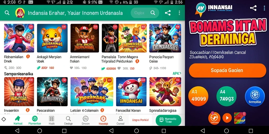 Cuplikan dari pertandingan multiplayer yang seru.