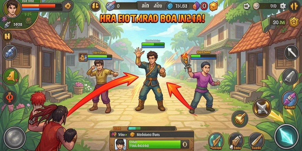 Tangkapan layar fitur multiplayer yang seru.