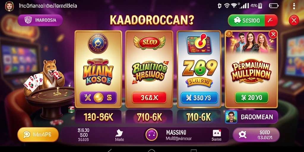 Tangkapan layar memperlihatkan beberapa karakter yang dapat dimainkan.